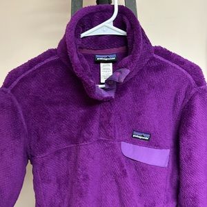 PATAGONIA PullOver Fleece—PURPLE—Women’s L